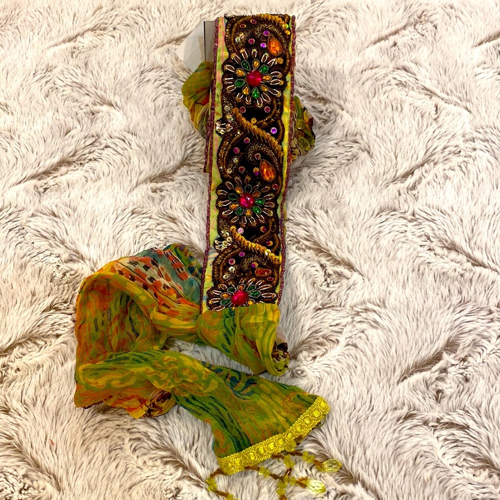 Ibisco Belt Pavel Sash with Beads